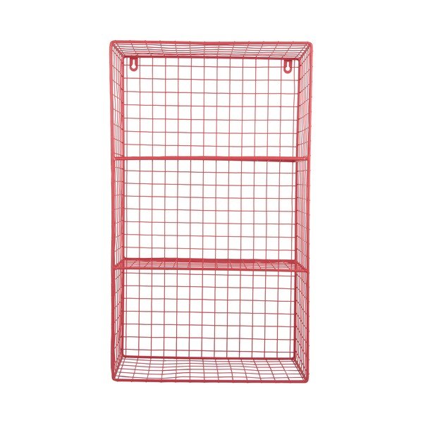 Červená poschodová oceľová polica 60 cm Reja – PT LIVING