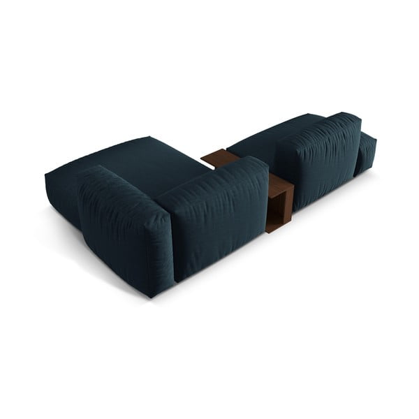 Tmavomodrá modulárna rohová pohovka (pravý roh) Martina – Micadoni Home-image-3