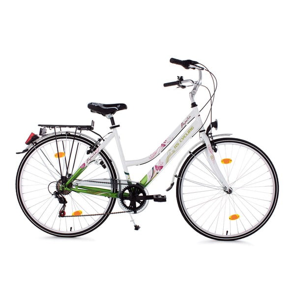 Dámsky bicykel City Bike Papilio White 48 cm, 28"