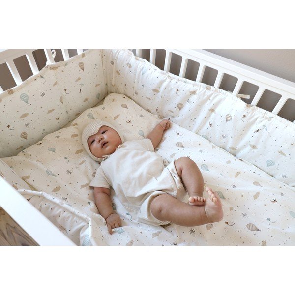 Slonovinový mantinel do postieľky z Bio bavlny 365 cm Dreamland – Cam Cam Copenhagen-image-3