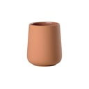 Oranžový kameninový téglik na zubné kefky Nova One – Zone