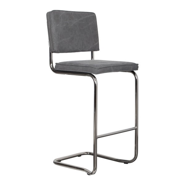 Sivá barová židle Zuiver Ridge Kink Vintage