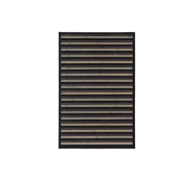 Sivý bambusový koberec 60x90 cm – Casa Selección