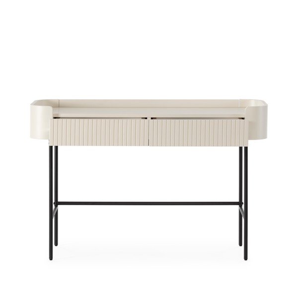 Krémovobiely konzolový stolík 40x120 cm Willa – MOME-image-2