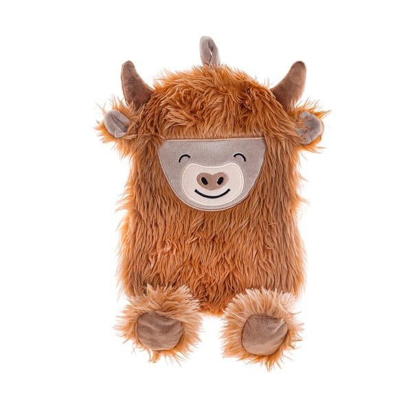 Hnedý termofor z mikroplyšu 700 ml Highland Cow – Sass & Belle
