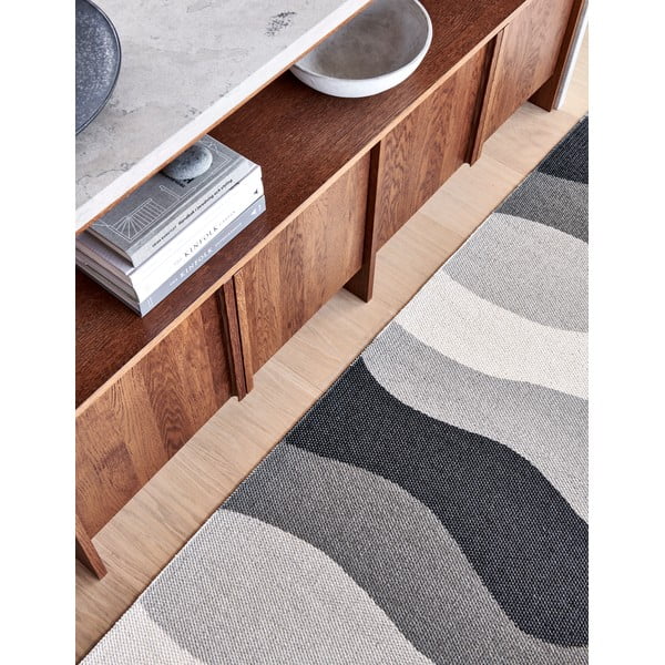 Sivý vnútorný a vonkajší koberec 70x100 cm Urvi Metal – Pappelina-image-3