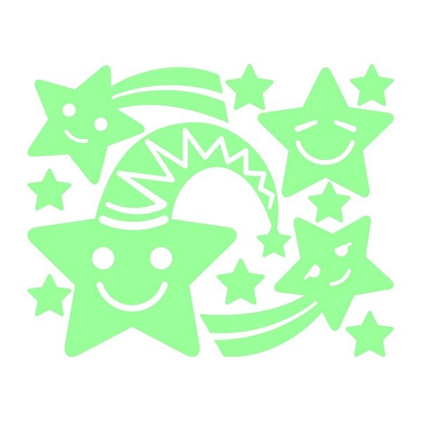 Svietiaca samolepka Fanastick Smiling Stars-image-2