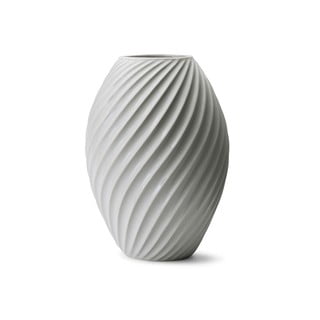 Biela porcelánová váza Morsø River, výška 26 cm