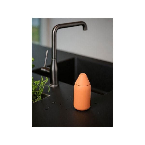 Oranžový silikónový dávkovač mydla 300 ml Singles – Zone-image-1