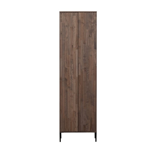 Hnedá skrinka z jaseňového dreva 60x210 cm Gravure – WOOOD