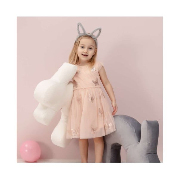 Dojčiaci vankúš v mentolovej farbe Velvet Bunny - Yellow Tipi-image-4