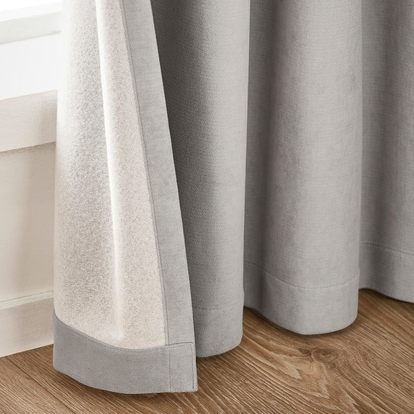 Sivé zatemňovacie závesy v súprave 2 ks 117x137 cm Wilson – Catherine Lansfield-image-2