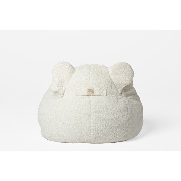 Krémovobiely detský sedací vak Bear – The Brooklyn Kids-image-2