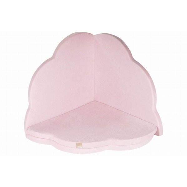 Svetloružová detská hracia podložka 160x160 cm – Meowbaby-image-3