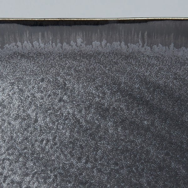 Tmavomodrý keramický tanier MIJ Matt, 33 x 19 cm-image-3