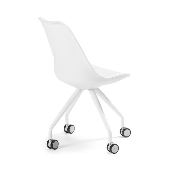 Biela kancelárska stolička Kave Home Lars-image-1