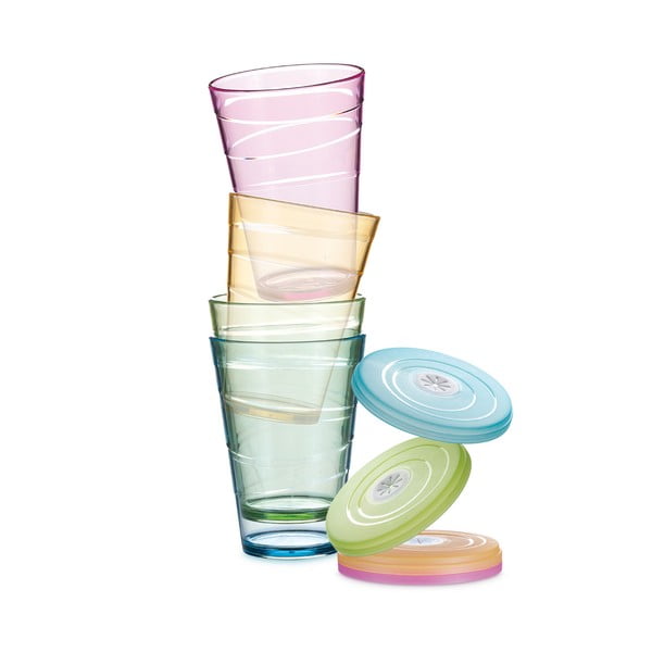 Džbán so 4 pohármi s viečkom myDrink – Tescoma-image-3