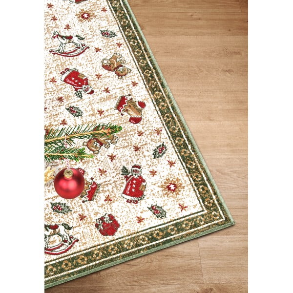 Zelený koberec s vianočným motívom s prímesou bavlny 50x80 cm Toy's Delight Green Christmas – Villeroy&Boch-image-2