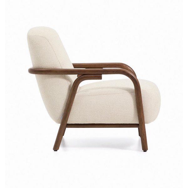 Béžové ženilkové kreslo Sylo – Kave Home-image-3