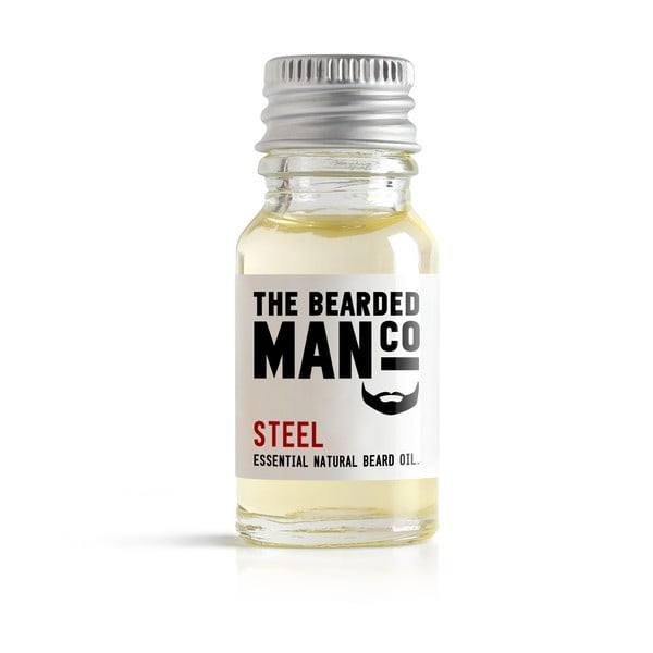 Olej na fúzy The Bearded Man Company Oceľ, 10 ml
