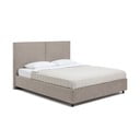 Čalúnená dvojlôžková posteľ taupe s úložným priestorom s roštom 160x200 cm Myra Bold – Bonami Selection