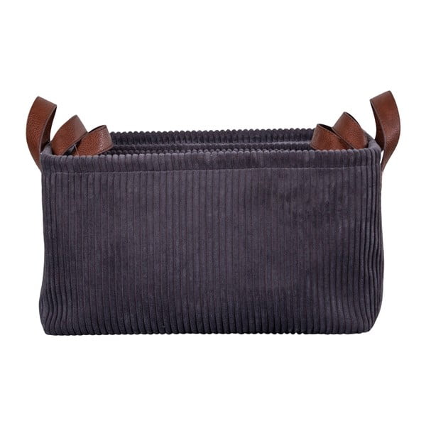 Súprava 3 sivých úložných košíkov House Nordic Augusta-image-3