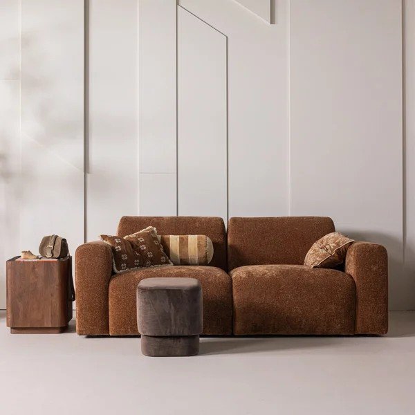 Okrúhly odkladací stolík z mangového dreva ø 40 cm Volu – WOOOD-image-2
