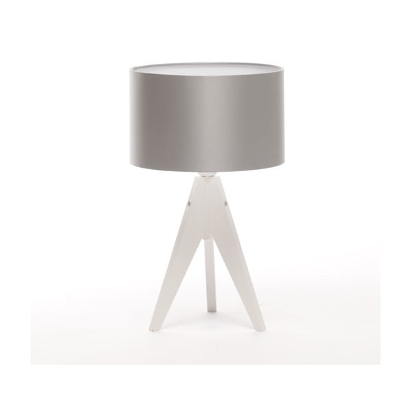 Stolná lampa Artista White/Silver, 28 cm