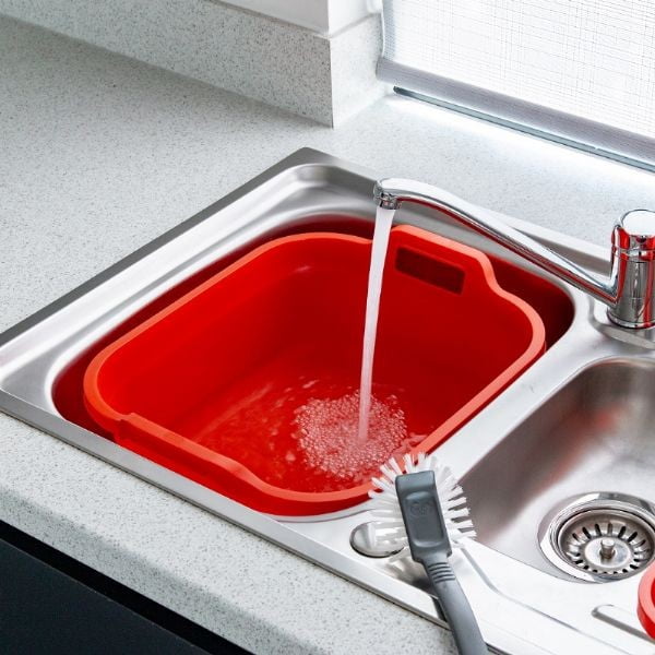 Čierny plastový lavór s dvomi ušami Addis, 39 x 32 x 14 cm-image-2