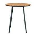 Okrúhly záhradný jedálenský stôl z teakového dreva ø 70 cm Cleveland – House Nordic