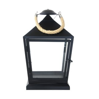 Čierny lampáš Esschert Design Classical, výška 35,4 cm