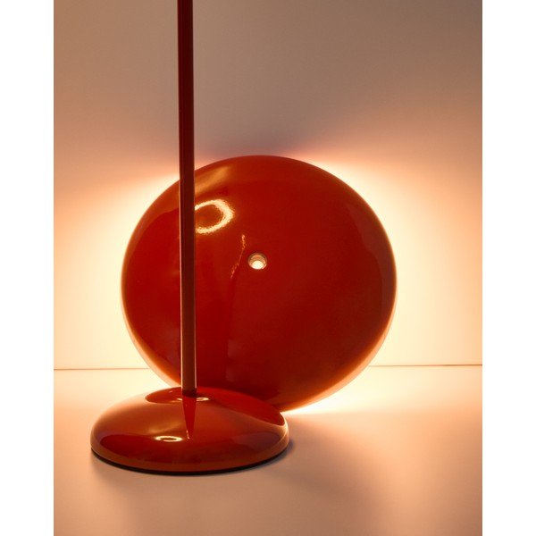 Červená LED stmievateľná stolová lampa s kovovým tienidlom (výška 35 cm) Porte – Kave Home-image-2