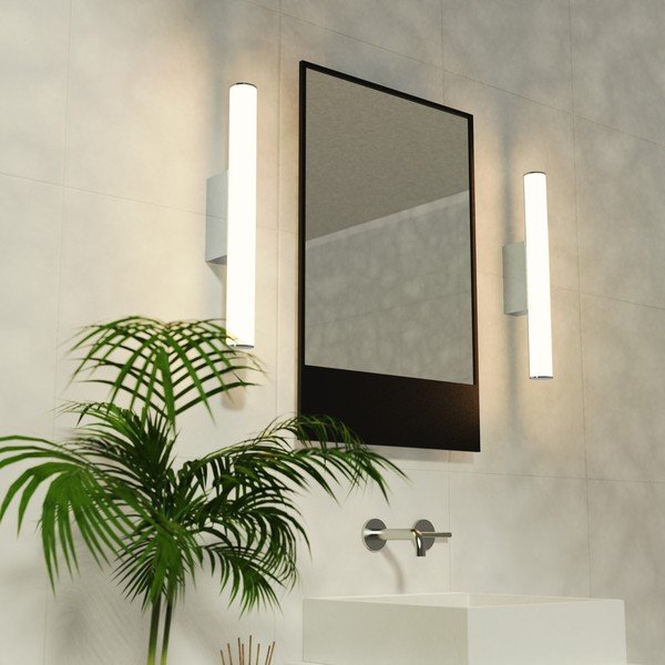 Čierne nástenné svietidlo SULION Caspio, dĺžka 60 cm-image-3