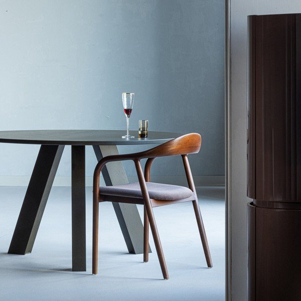 Okrúhly jedálenský stôl z dubového dreva ø 129 cm Rhonda – WOOOD-image-3