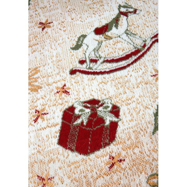 Zelený koberec s vianočným motívom s prímesou bavlny 160x230 cm Toy's Delight Green Christmas – Villeroy&Boch-image-3