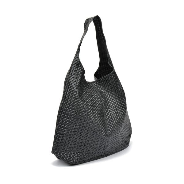 Čierna kožená kabelka Magnotta Bags Lui-image-1