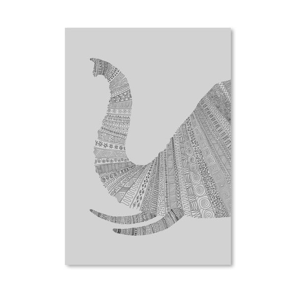 Plagát Elephant Grey od Florenta Bodart, 30x42 cm
