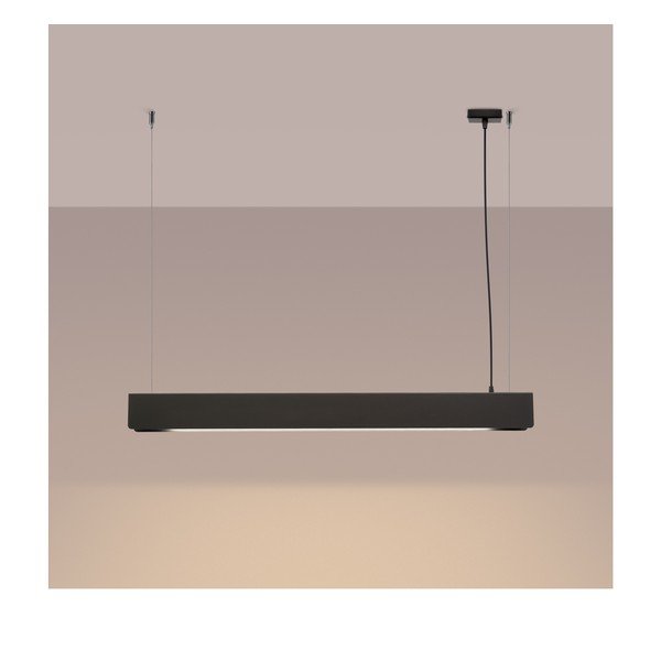 Čierne kovové LED závesné svietidlo Nebula – Sollux-image-2