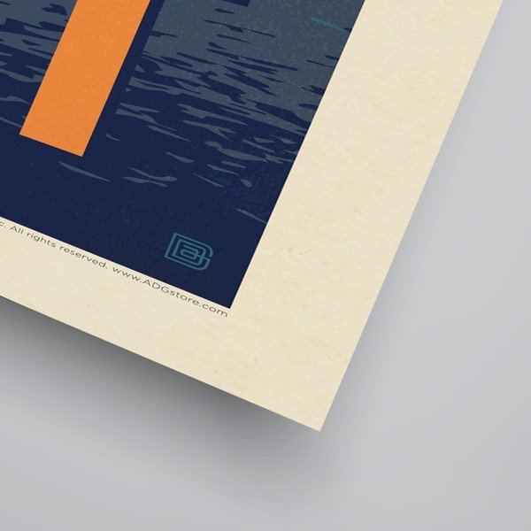 Plagát Americanflat Budapest, 42 x 30 cm-image-1