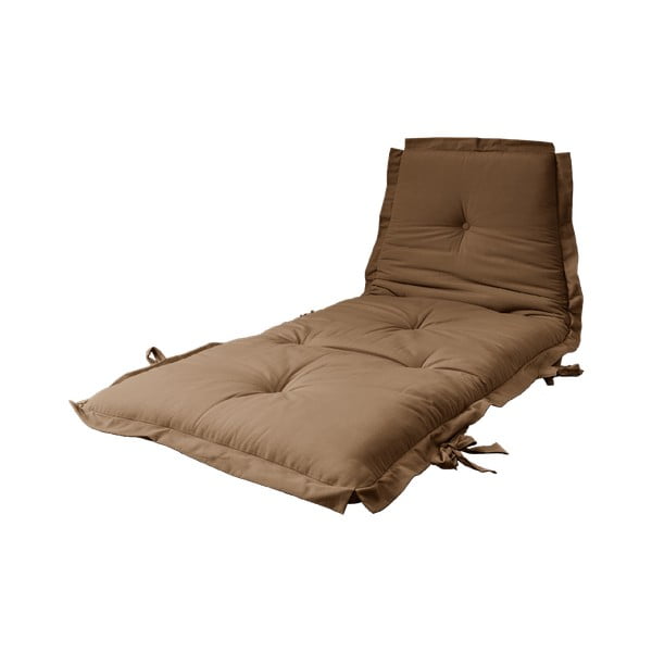 Variabilný kávovohnedý futón Karup Design Sit & Sleep Mocca, 80 x 200 cm