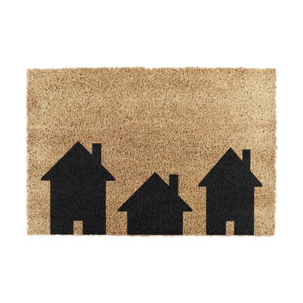 Rohožka z prírodného kokosového vlákna Artsy Doormats Home is Where, 40 x 60 cm
