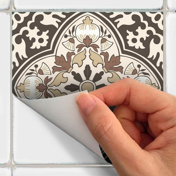 Sada 9 dekoratívnych samolepiek na stenu Ambiance Ancône, 15 × 15 cm-image-3