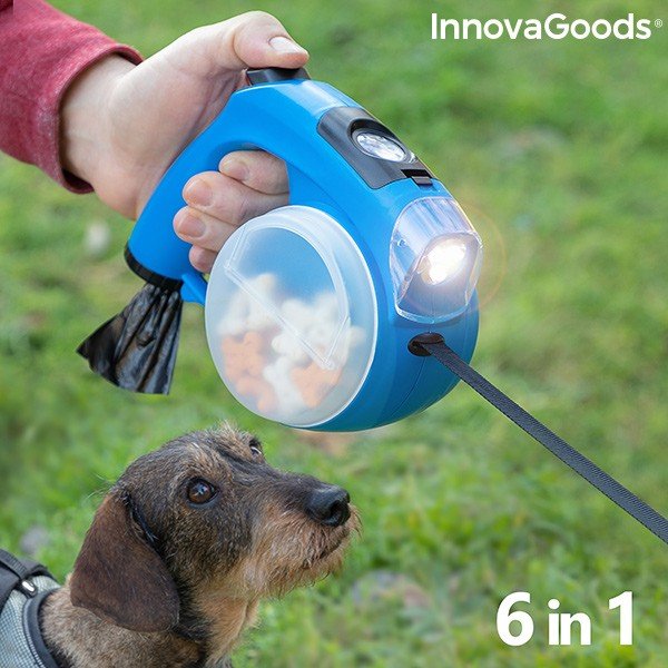 Zaťahovacie psie vodítko 6 v 1 InnovaGoods-image-1