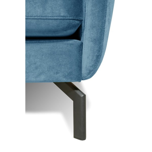 Modrá zamatová rohová pohovka (ľavý roh) Magic - Scandic-image-4