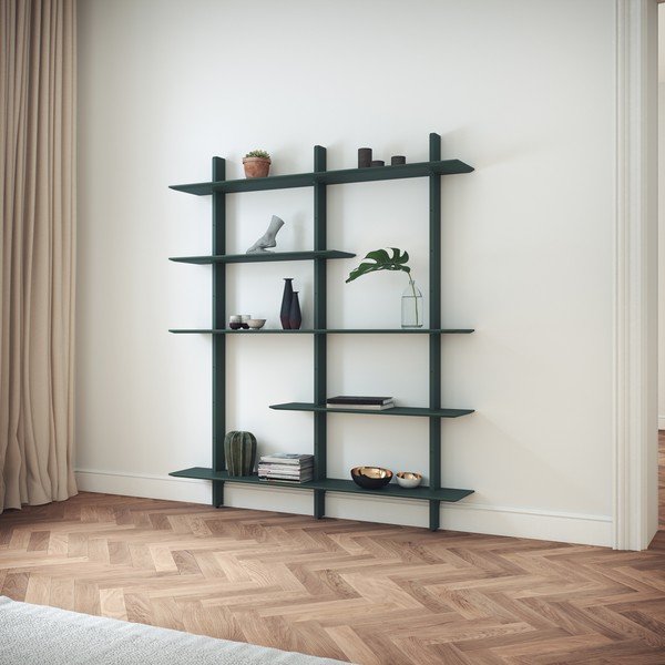 Zelený policový diel Tenzo Bridge, šírka 162 cm-image-1