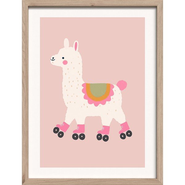 Detský obrázok 30x40 cm Roller Llama – Styler