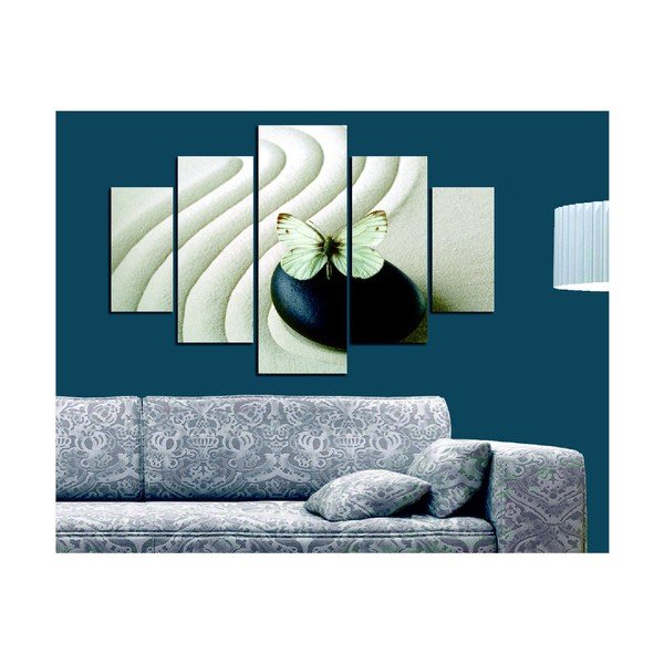 Viacdielny obraz Sand Butterfly 92 × 56 cm-image-1