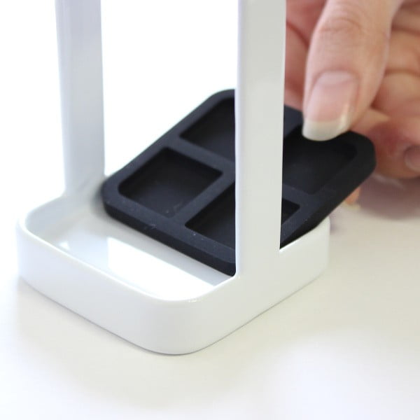 Biely stojan na zubné kefky YAMAZAKI Tower Slim-image-2