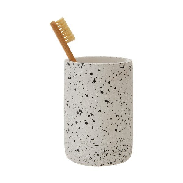 Krémovobiely betónový téglik na zubné kefky Mozie – Premier Housewares-image-2