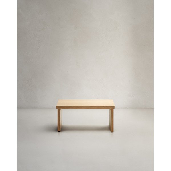 Konferenčný stolík v dekore duba v prírodnej farbe 89x62 cm Oaq – Kave Home-image-3